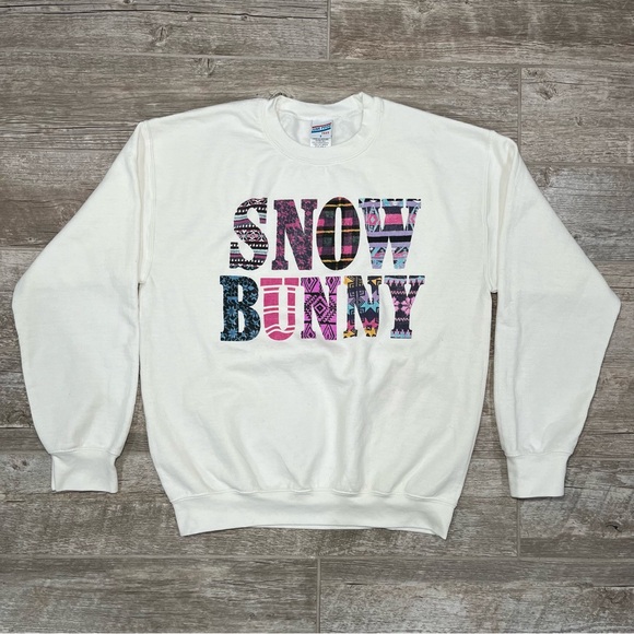 JUNK FOOD CLOTHING Snow Bunny Sweatshirt - Picture 1 of 3